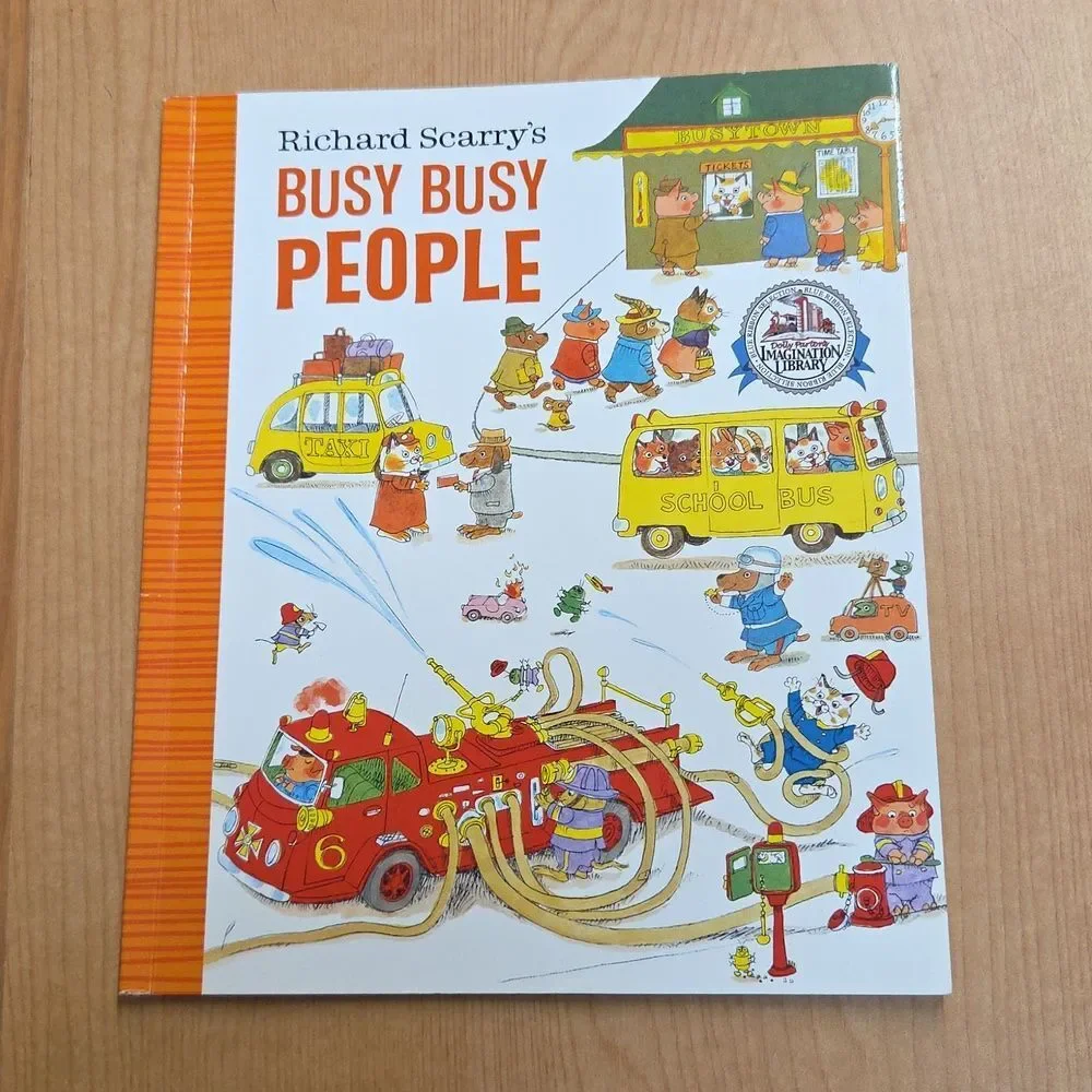 Min Forste Ordbok by Richard Scarry Best Wordbook Ever Vtg Norwegian Plus Extras
